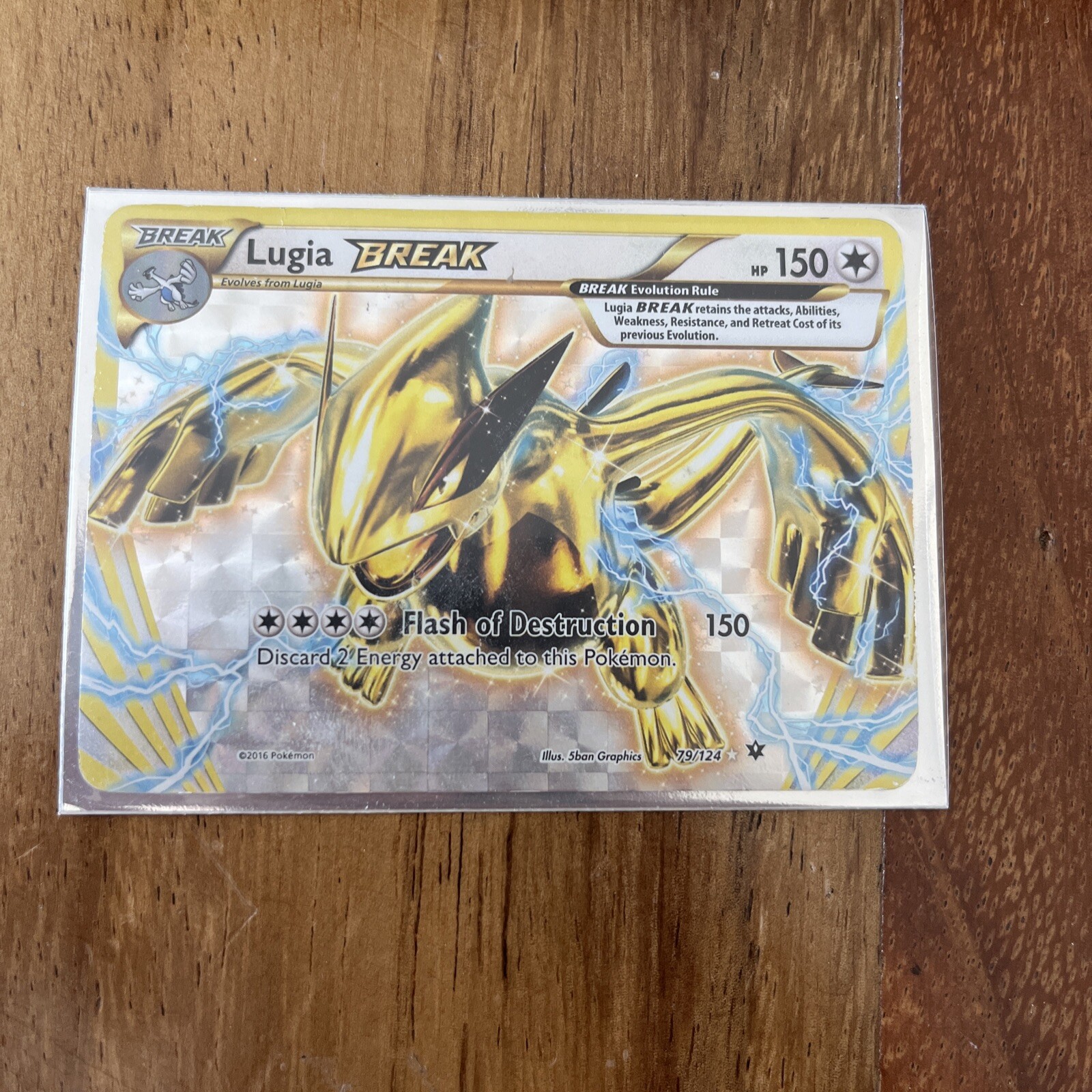 Lugia Break 79/124 XY Fates Collide Ultra Rare Holo Pokemon Card NM
