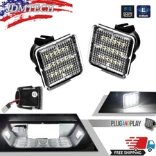 2PCS White LED License Plate Lights For 2016-22 TOYOTA Tacoma/14-22 Tundra Lamps