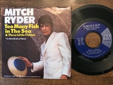 Mitch Ryder Too Many Fish In The Sea / One grain of sand 45 With Picture Sleeve