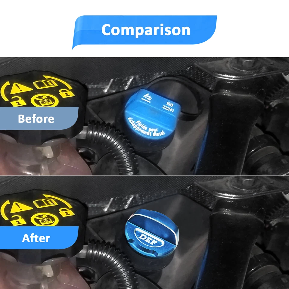 Алюминиевая крышка DEF для Chevy Silverado & GMC Sierra 2500 HD/3500 HD- CNC 2010-2019 годов выпуска - Изображение 4 из 4