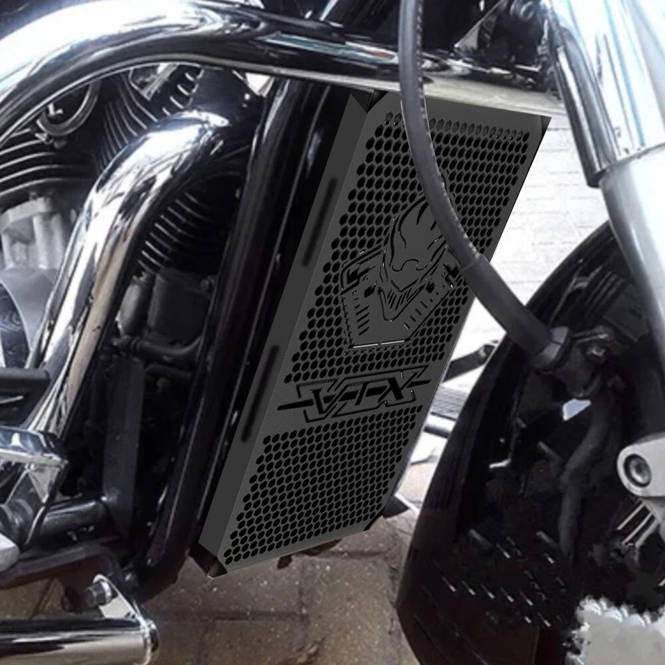 Front Radiator Grille Grill Guard Cover Protection For Honda VTX1800 C F N R S T - Изображение 3 из 4