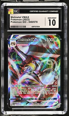 melmetal vmax pokemon card TCG - Pokemon GO Full Art Holo 048/078 30 Retreat Cost Pokmon TCG Melmetal VMAX Pokemon