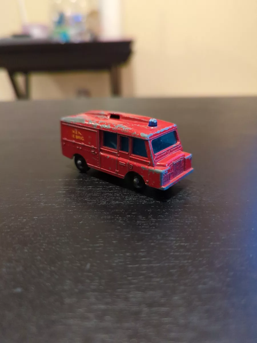 Matchbox land best sale rover fire truck