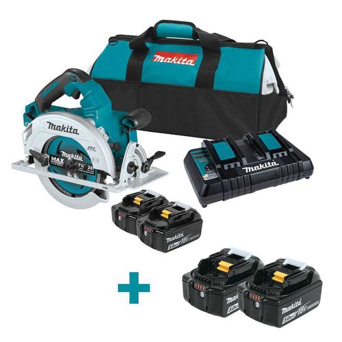 Makita XSH06PT Brushless 7‑1/4” Circular Saw Kit (5.0Ah)