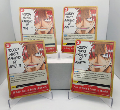Nobody Hurts a Friend of Mine! Playset - OP09-019 x4 - Emperors in the New World