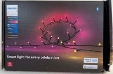Philips Hue Smart LED Holiday 65-Foot Festavia String Lights - 250 Mini