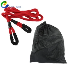 7/8" x 21' Kinetic Energy Truck Tow Recovery Rope 21970 LBS Red Strap Snatch