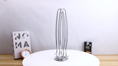 Restpresso Iron Coffee Pod / Capsule Holder - Revolving, Holds 60 Nespresso Capsules 5 X 5 X 16 1 4 1 Count Box