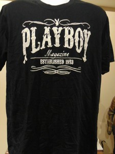 Playboy Men's black T-shirt large NWOT | eBay