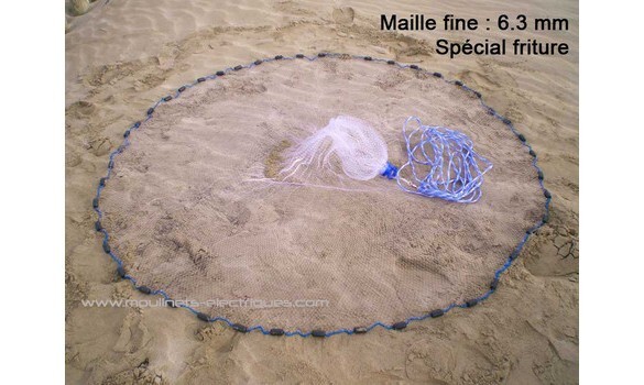 Filet epervier maille fine anti-échappement pour réussir sa friture