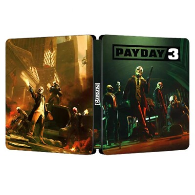 New Rare Limited Edition PAYDAY 3 G2 Steelbook Case Custom Made No Game