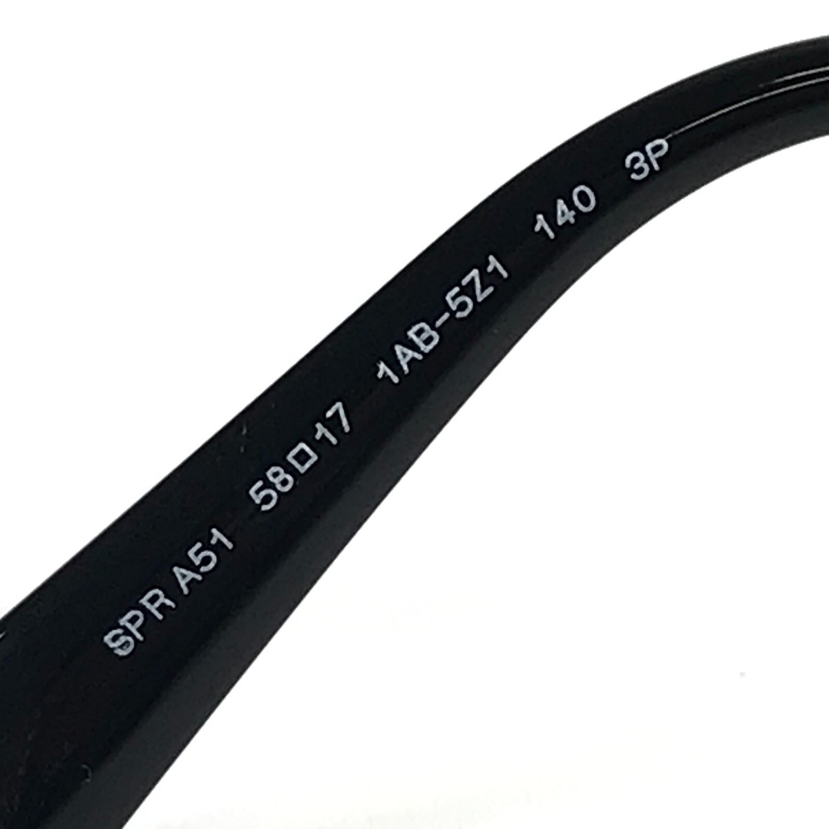 Prada Sunglasses SPRA51 1AB-5Z1 Black Hexagon Frames w Prada Sunglasses SPRA51 1AB-5Z1 Black Hexagon Frames w