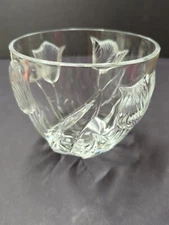 Decorative Raised Roses Bowl. 5" High X 5.5" Diameter. 