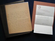 ORIGINAL HANDWRITTEN D.H. LAWRENCE SHORT STORY MANUSCRIPT  for THE UNDYING MAN
