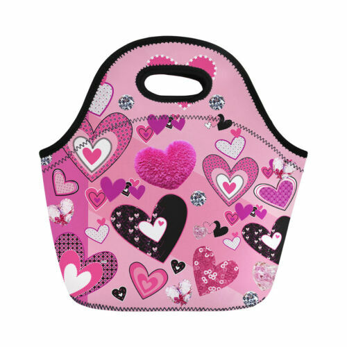 Picnic Backpack THERMAL UTILITY BROWN PINK Polka Dot Travel  display picture 3