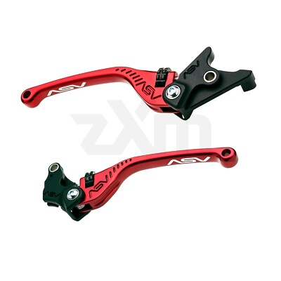 2015-2025 Kawasaki H2 / H2R ASV Inventions F3 Sport Brake & Clutch Levers Red