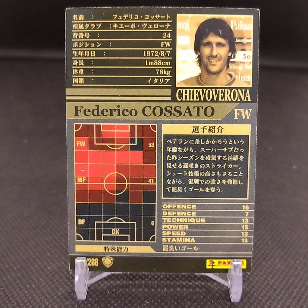 Federico Cossato No.062 WCCF Football Soccer card Sports TCG