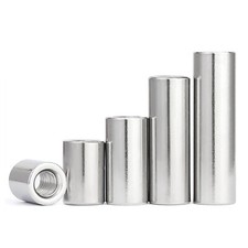 M3 - M20 INTERNAL THREADED SLEEVE ROD BAR STUD ROUND CONNECTOR NUT BOLT FIXINGS