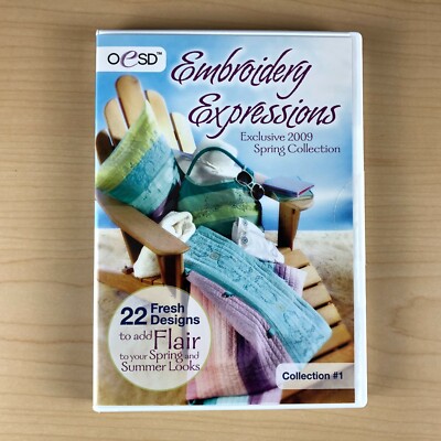 OESD Embroidery Designs - Spring 2009 Embroidery Expressions #1 -Multi-Format CD