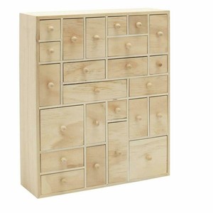 Hyggehaus Wooden Storage Organizer With Drawers Craft Storage