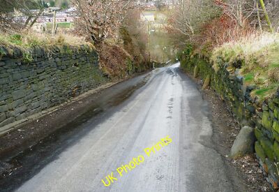 Foto 12x8 Straßenrandsteine, Fall Lane Sowerby Bridge Steine wie diese sind c2015