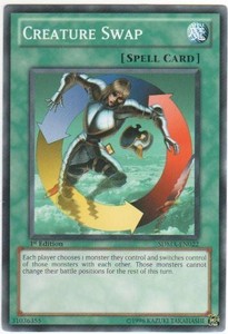 Creature Swap - SDMA-EN022 - Common - 1st Edition x3 - Near Mint