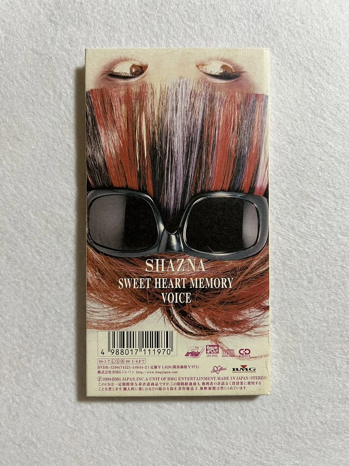 SHAZNA Sweet Heart Memory Japan Edition 3inch 8cm CD Single Foto 3 de 4