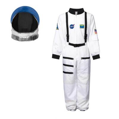 Astronautenkostüm Kinder mit Astronauten Helm