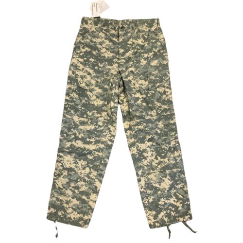 Army Combat Trousers Mens M Medium Camouflage Nylon Cotton Blend Ripstop Fabric - Picture 1 of 10