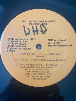 Effectron  Don t Stop That Go-go Beat  12  Rare! Go Go LP Future Records F 0004