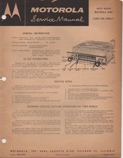 1956 Mercury Ford 69mf Fdr-18806-f Radio Service Manual Schematic Photofact