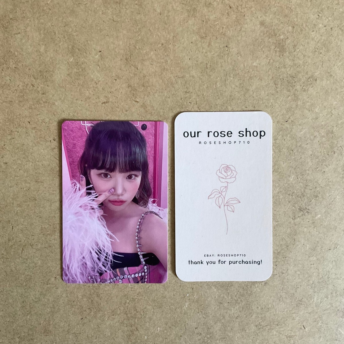 LE SSERAFIM Fearless Japan JP Weverse Official MD Photocard LE SSERAFIM Fearless Japan JP Weverse Official MD Photocard