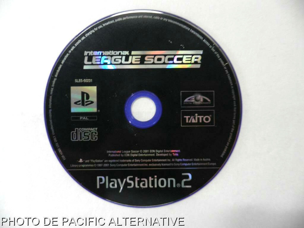 Jeu seul INTERNATIONAL LEAGUE SOCCER sur playstation 2 PS2 loose francais foot