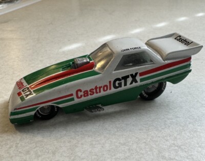 1989 Racing Champions John Force Castrol GTX 1:64 Funny Car Metal Body