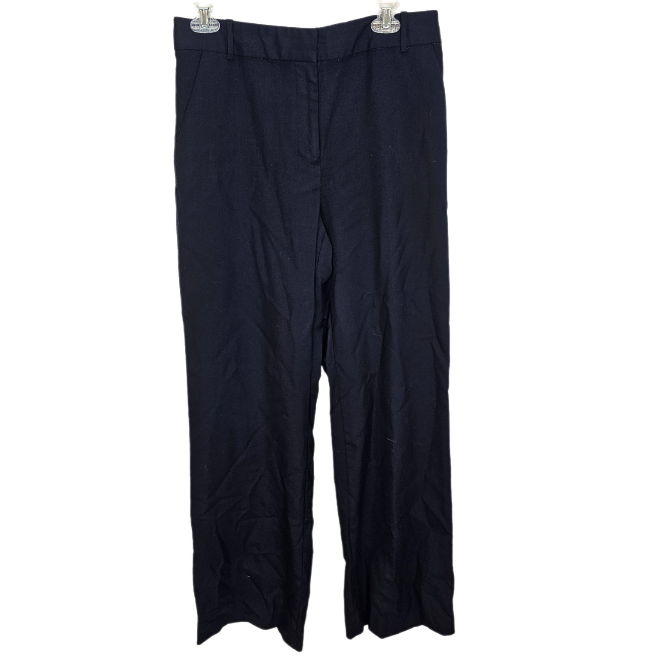J Crew Pants Women 8 Navy Blue Hutton Trousers Wo… - image 1
