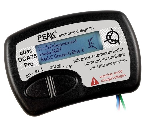 1pcs PEAK Electronic Component Tester DCA75 Component Analyzer | eBay