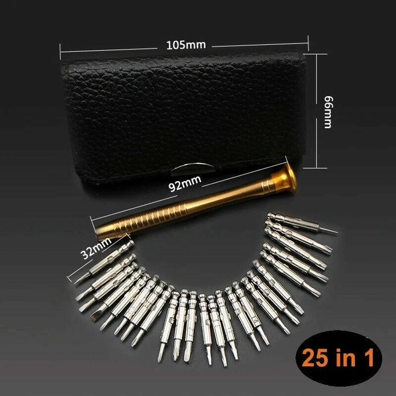 Steel Screwdriver Pocket Repair Tool Kit Set for Electronic Devices, 25 in 1 - Image 3 of 4