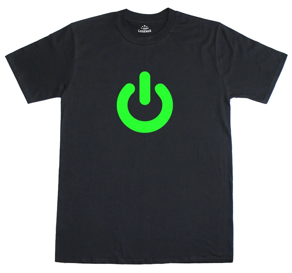 T-Shirt En Coton Pour Hommes Avec Imprimé S'Illuminant Dans Le Noir - Photo 1/1