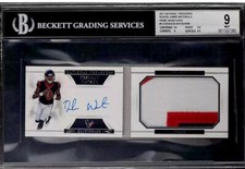 2017 National Treasures⚡Deshaun Watson Rookie Patch Auto⚡Booklet 27/99 BGS 9/10