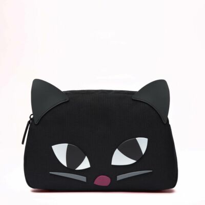 LULU Guinness Cat Clutch Handbag Bag