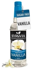 Syruvia Sugar Free Vanilla Syrup 25.4 fl oz, Perfect for Coffee, Sodas & More