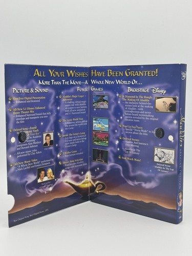 Disney Aladdin DVD 2 Disc Platinum Edition Factory Sealed - Picture 3 of 5