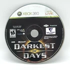 Darkest of Days (Microsoft Xbox 360, 2009) - Disc Only- Tested and Working