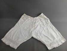 ANTIK Damen Unterwäsche Beinkleid Leinen 1920er Jahre Leibwäsche Unterhose RETRO