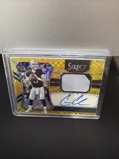 2016 Panini Select Gold Prizm 4/10 Connor Cook MINT Rookie Patch Auto RC