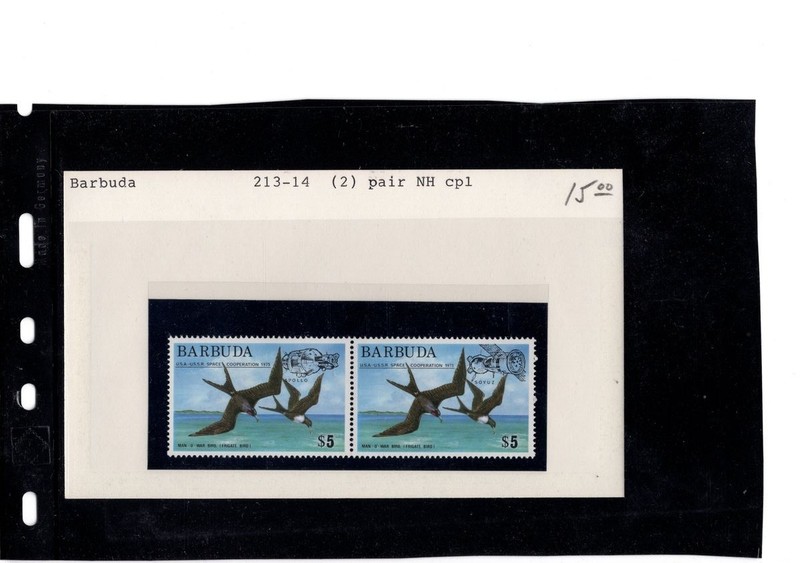 BH GOLDPATH: BARBUDA STAMP, CAT VALUE $15 BHS_001_154_29