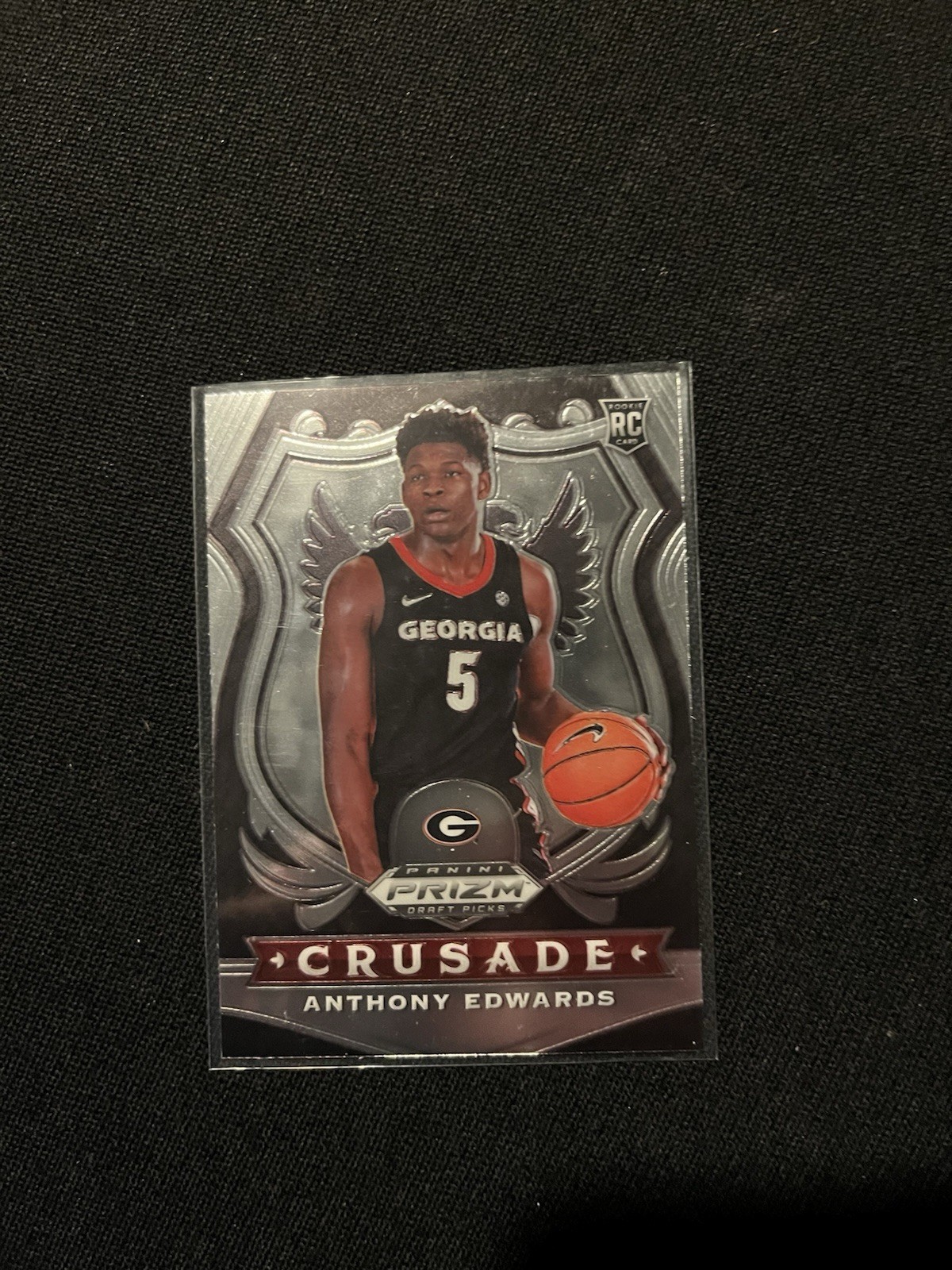 2020-21 Panini Prizm Draft Picks - Crusade Anthony Edwards #81 Silver Prizm (RC)