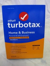TurboTax Home Business 2020 CD Tax USED ONCE- please C description PRE-OWNED