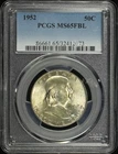1952 Franklin Half Dollar PCGS MS-65 FBL