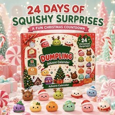 Christmas Mini Squishy Mystery Dumpling Advent Calendar